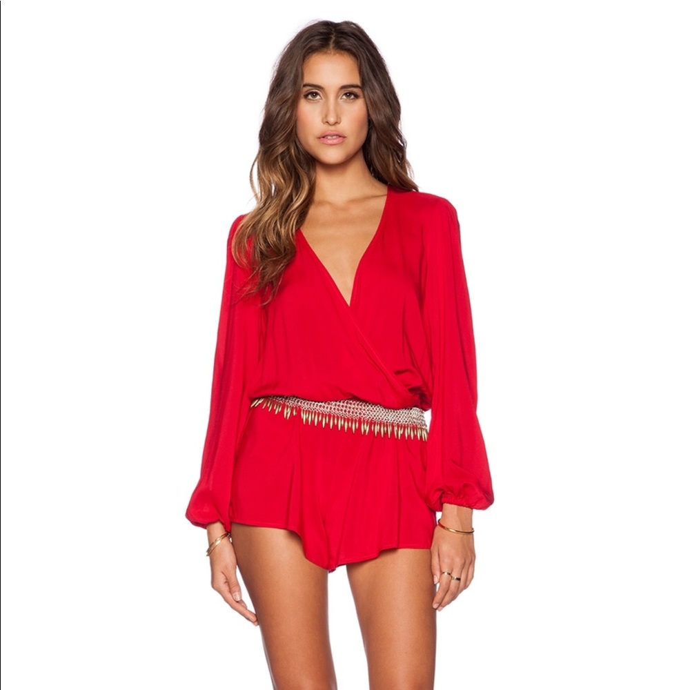 Blue Life Sweetheart Romper
